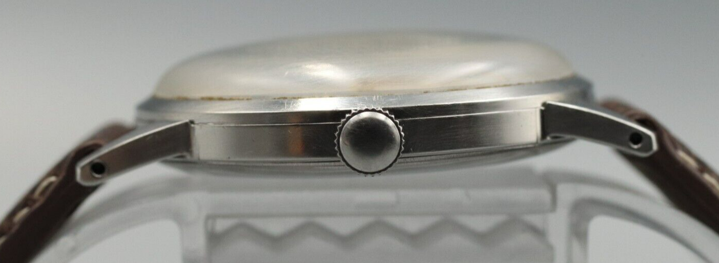*Exc+4* "Vintage 1966" SEIKO Marvel 14025 Quartz White Dial Round Mens Watch