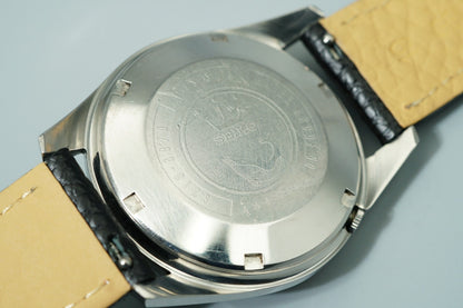 *N MINT* Vintage 1964 SEIKO WEEKDATER 6218-8970 AT Silver Round 37mm Mens Watch