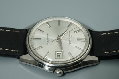 *N MINT* Vintage1965 SEIKO Skyliner 6222-8000 Automatic Silver 37mm Mens Watch