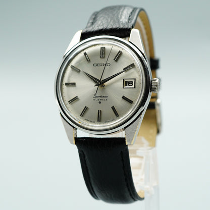Polished Vintage 1978 SEIKO Sportsman 6602-9982 Hand Wind Silver 36mm Mens Watch