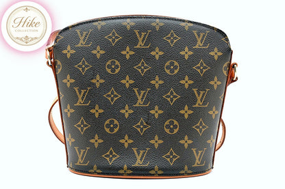 Louis Vuitton Drouot Monogram Brown Shoulder Bag M51290 Authentic Condition *SA*