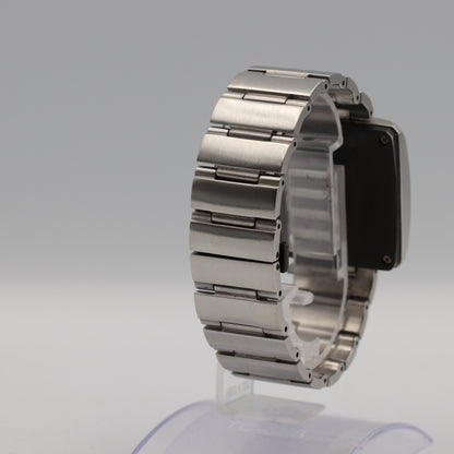 *NEAR MINT* SEIKO WIRED XYZ 7T94-0AC0 Quartz Black Round 35mm Mens Watch