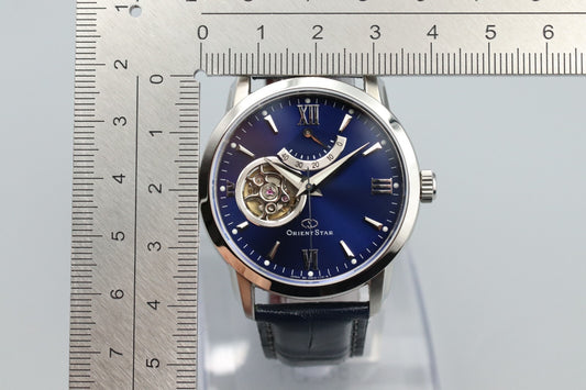 *almost UNUSED* ORIENT Star DA02-C0-B Automatic Blue Dial Mens Watch From JAPAN