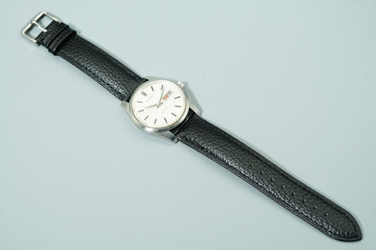 *N MINT* Vintage 1967 SEIKO MATIC-P 5106-8010 AT Silver Round 36mm Mens Watch