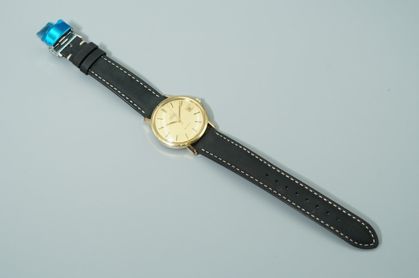 *N MINT* Vintage 1974 OMEGA De Ville Cal.1012 Automatic Gold 35mm Mens Watch