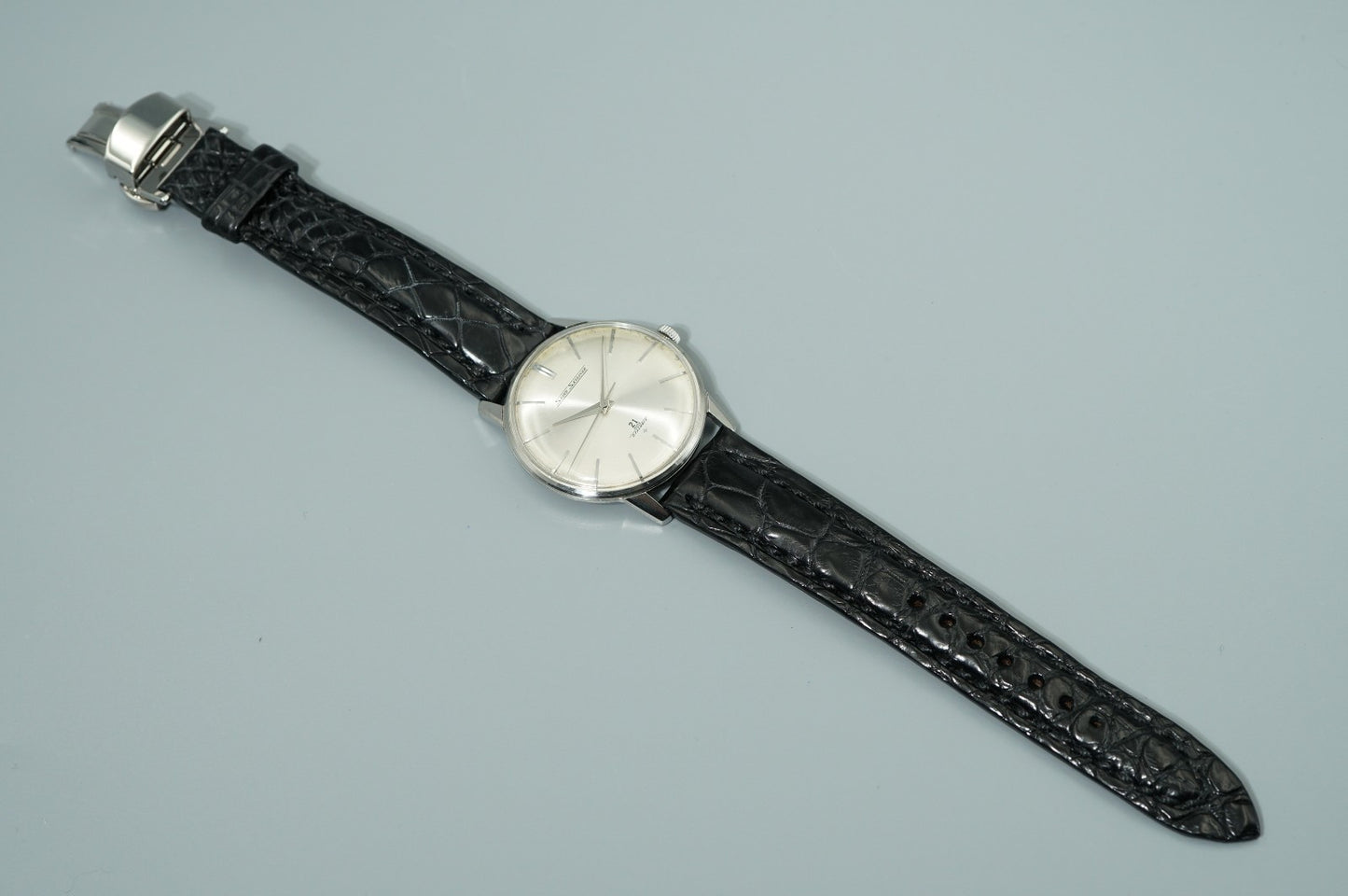 *Serviced* Vintage 1960 SEIKO SKYLINER J15006E Hand Wind Silver 36mm Mens Watch
