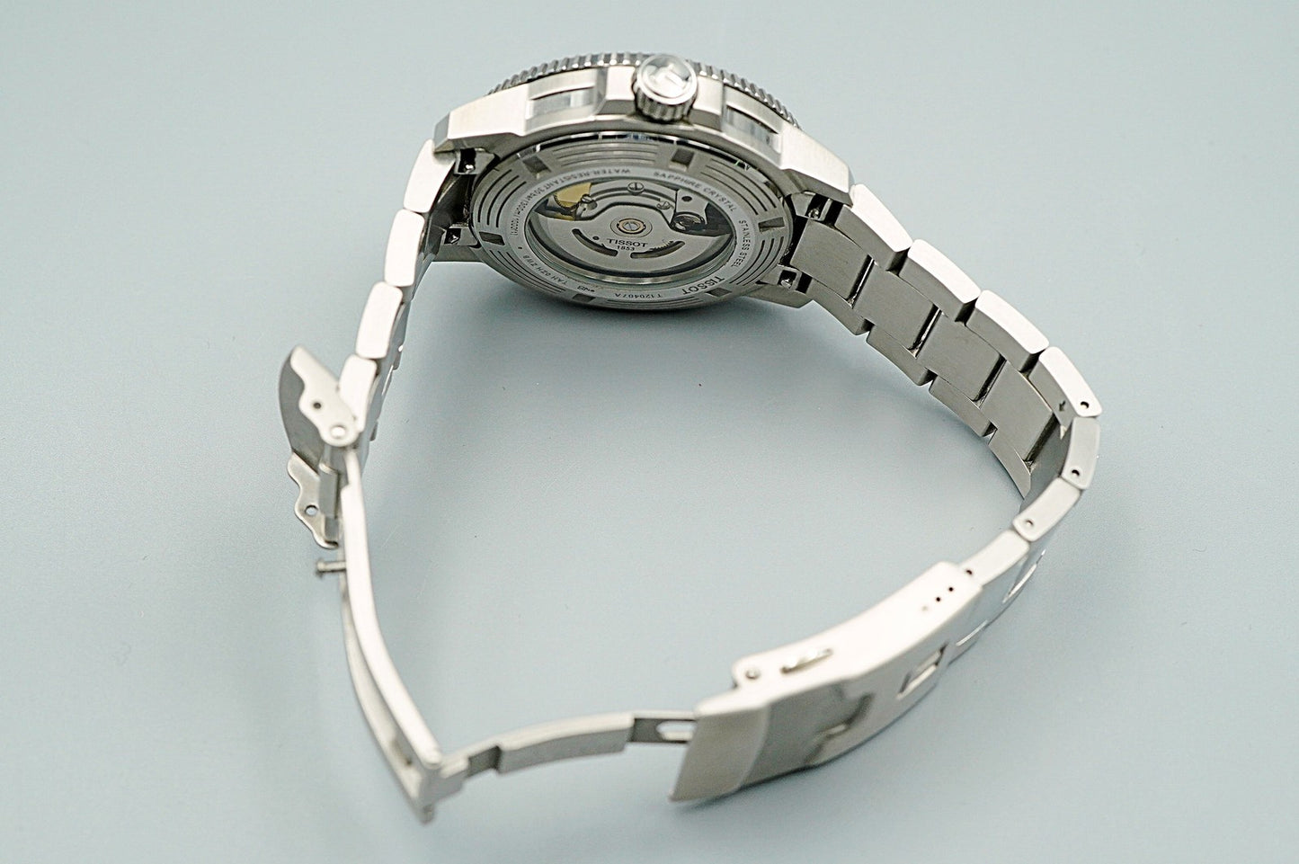 *TOP MINT* TISSOT Seastar Powermatic 80 T120407A Automatic Gray 43mm Mens Watch