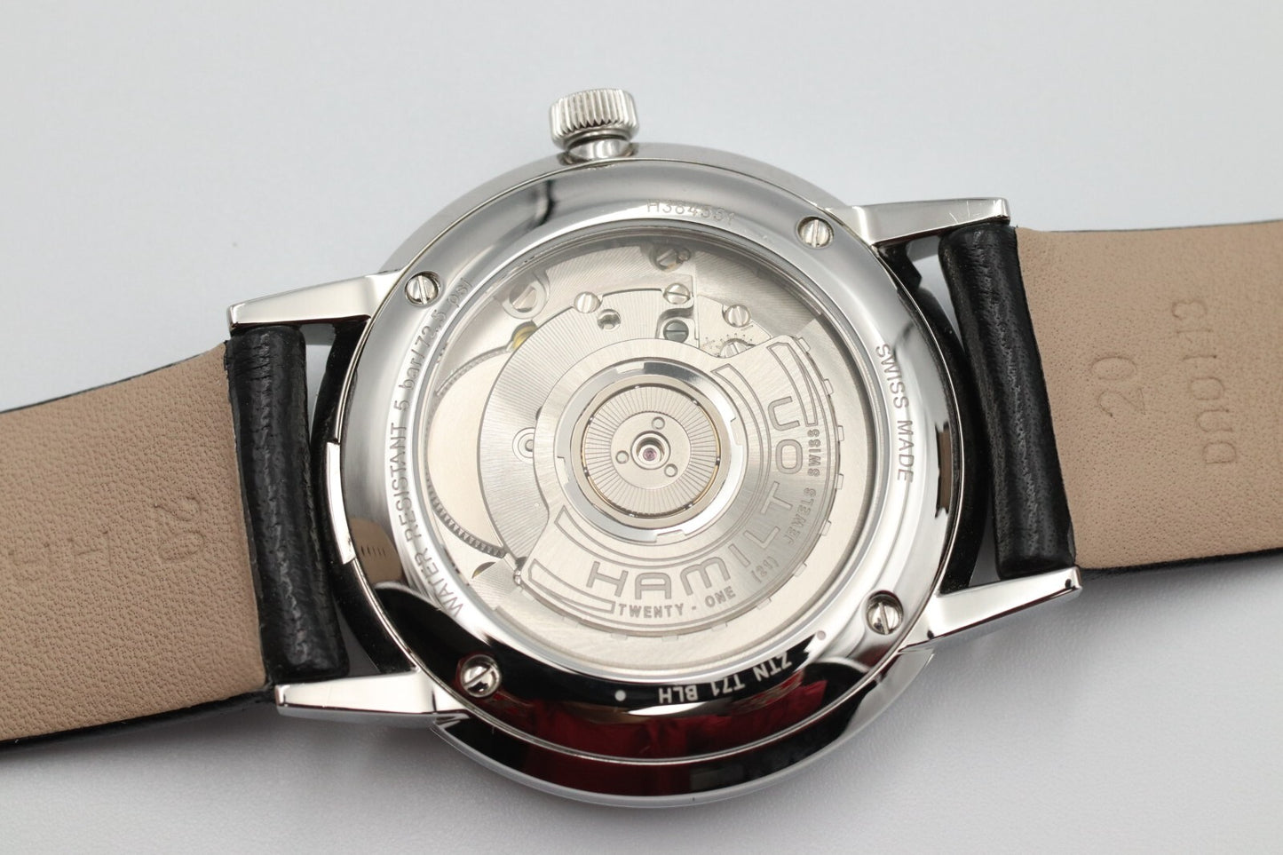 *MINT* HAMILTON intra-matic H38455751 Automatic Silver Dial Round Mens Watch