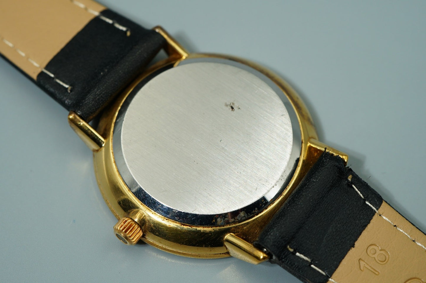 Exc+5  Vintage 1970s OMEGA De Ville Cal.1330 Ref.191 Qz Gold 34mm Mens Watch