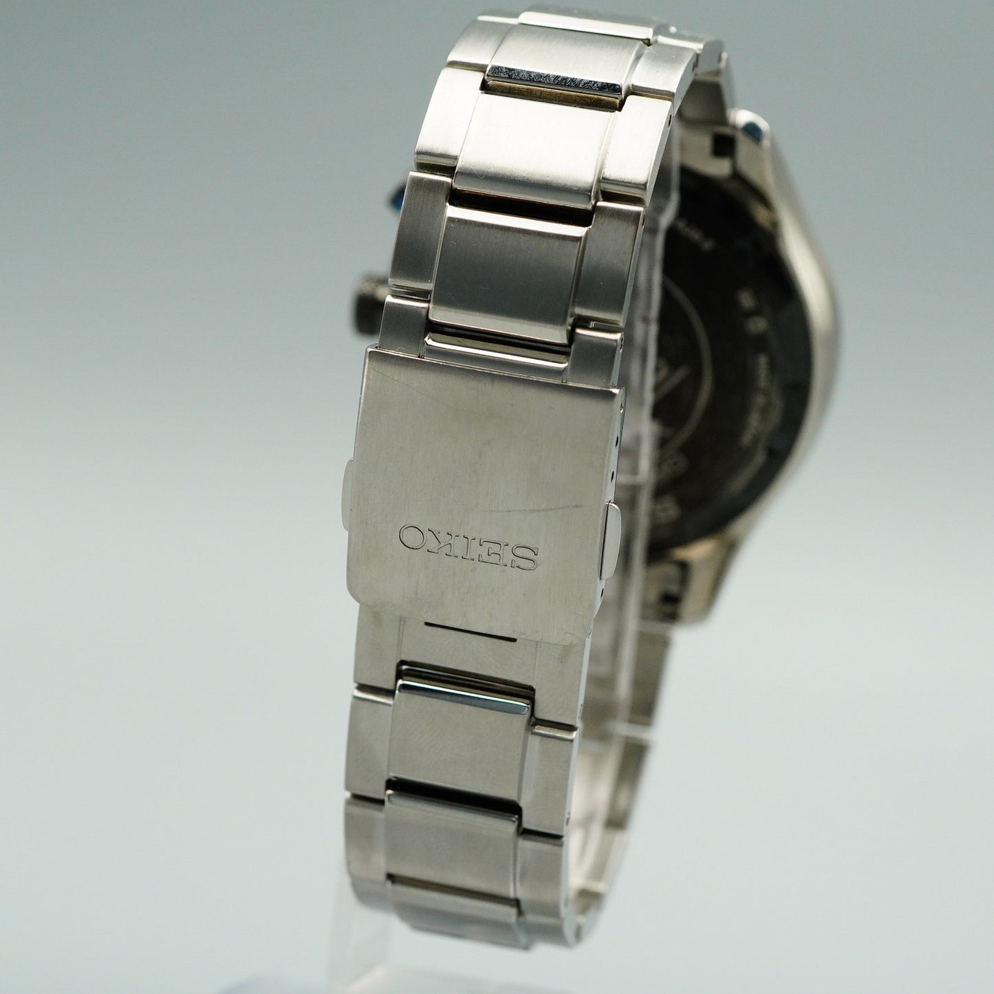 Box & Papar Vintage SEIKO ASTRON 8X22-0AJ0ｰ2 Solar Black Dial 45mm Mens Watch