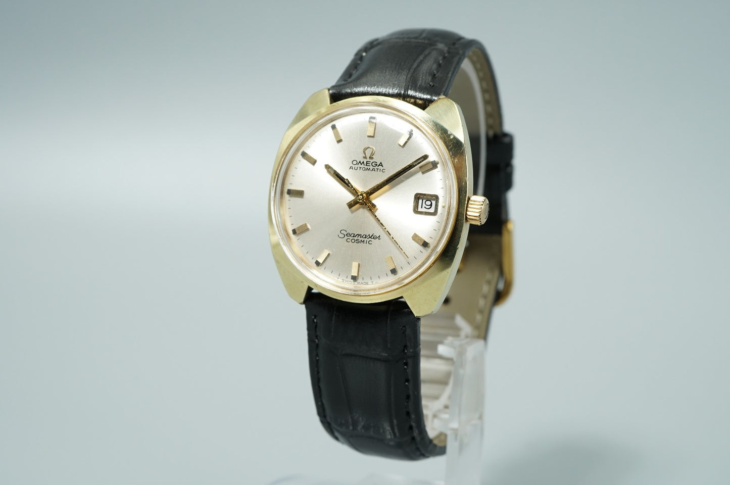 *Exc+5* Vintage 1970s OMEGA Seamaster 166022-TOOL 105 Auto Gold 33mm Mens Watch