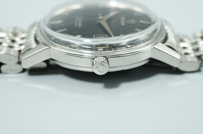 N MINT Vintage 1963 OMEGA Seamaster Cal.562 Automatic Black Dial 34mm Mens Watch