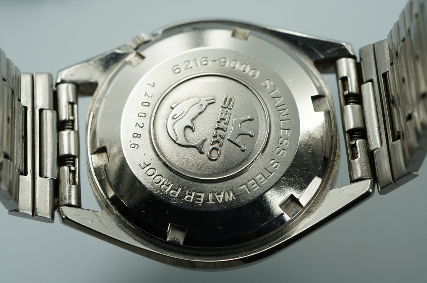 *Exc+4* Vintage 1967 SEIKO SEIKOMATIC 6216-9000 Automatic Silver 37mm Mens Watch