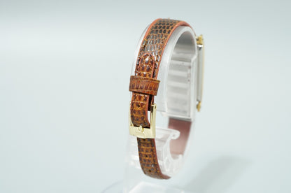 Exc+5 Vintage 1976 CITIZEN PARASHOCK 51506 Qz Silver Rectangle 15mm Women Watch