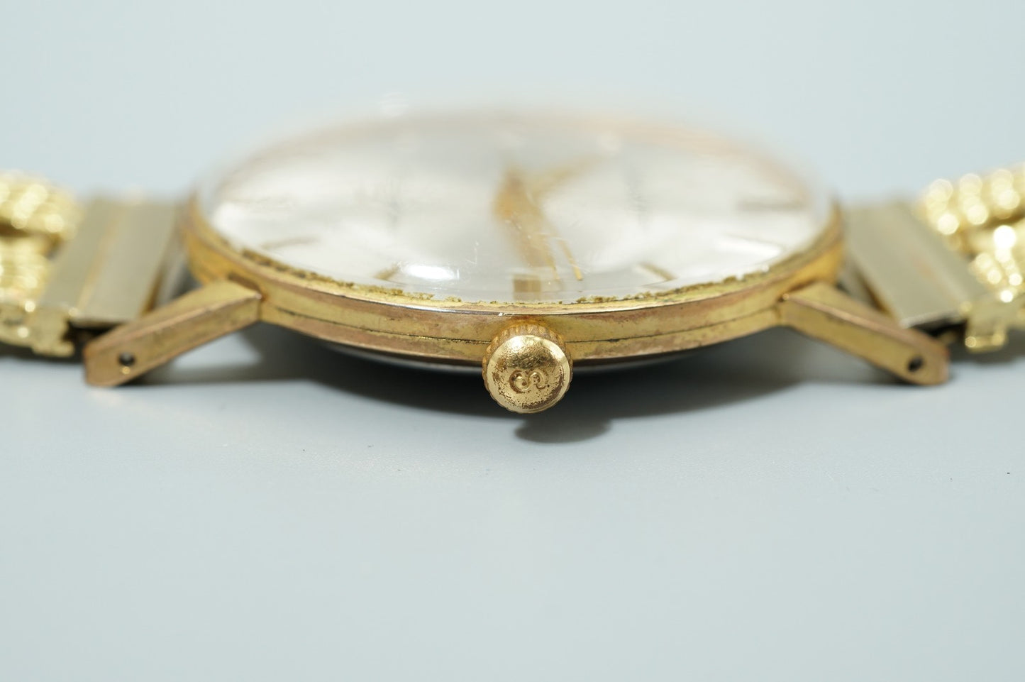 Vintage 1970 SEIKO SPORTSMAN  J15005E Hand Wind Silver Round 35mm Mens Watch