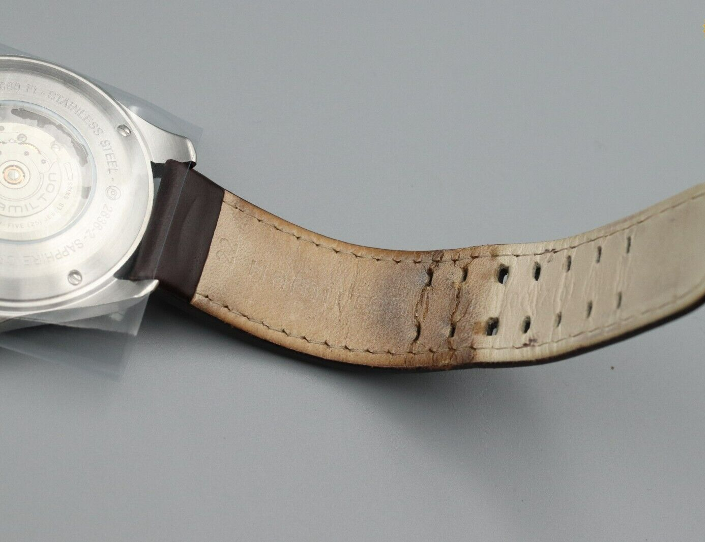 serviced *MINT* HAMILTON Khaki  H647150 Automatic Gray Dial Round Mens Watch