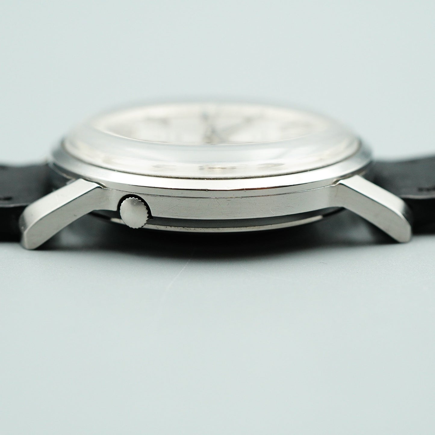 *NEAR MINT* Vintage SEIKO Weekdater 6206-8990 AT Silver Round 37mm Mens Watch