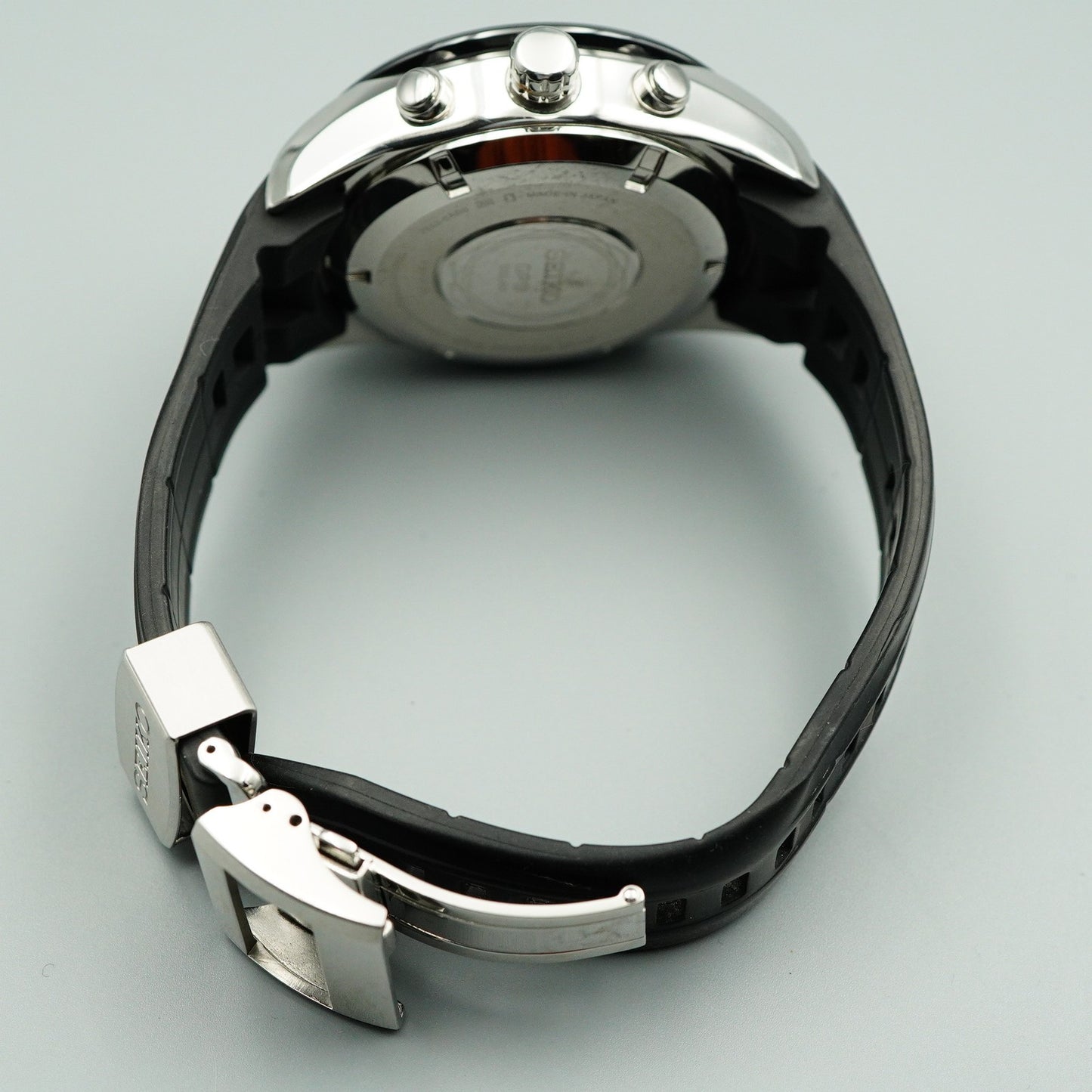 *N MINT Box & Paper* SEIKO ASTRON 7X52-0AB0 Solar Black Round 47mm Mens Watch