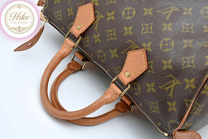 Louis Vuitton Speedy 30 Monogram Brown Handbag M41526 Authentic Condition *B*