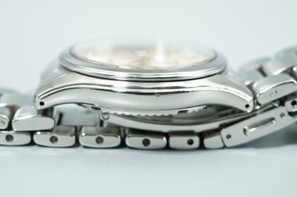*TOP MINT* SEIKO Grand 9F62-0A10 Quartz Silver Dial Round 35mm Mens Watch