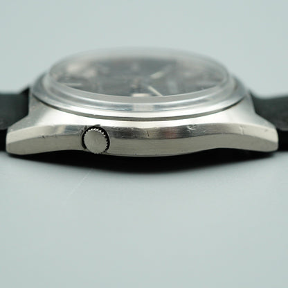 *Exc+5* Vintage 1973 SEIKO 5ACTUS 7019-8010 AT Black Dial Round 38mm Mens Watch