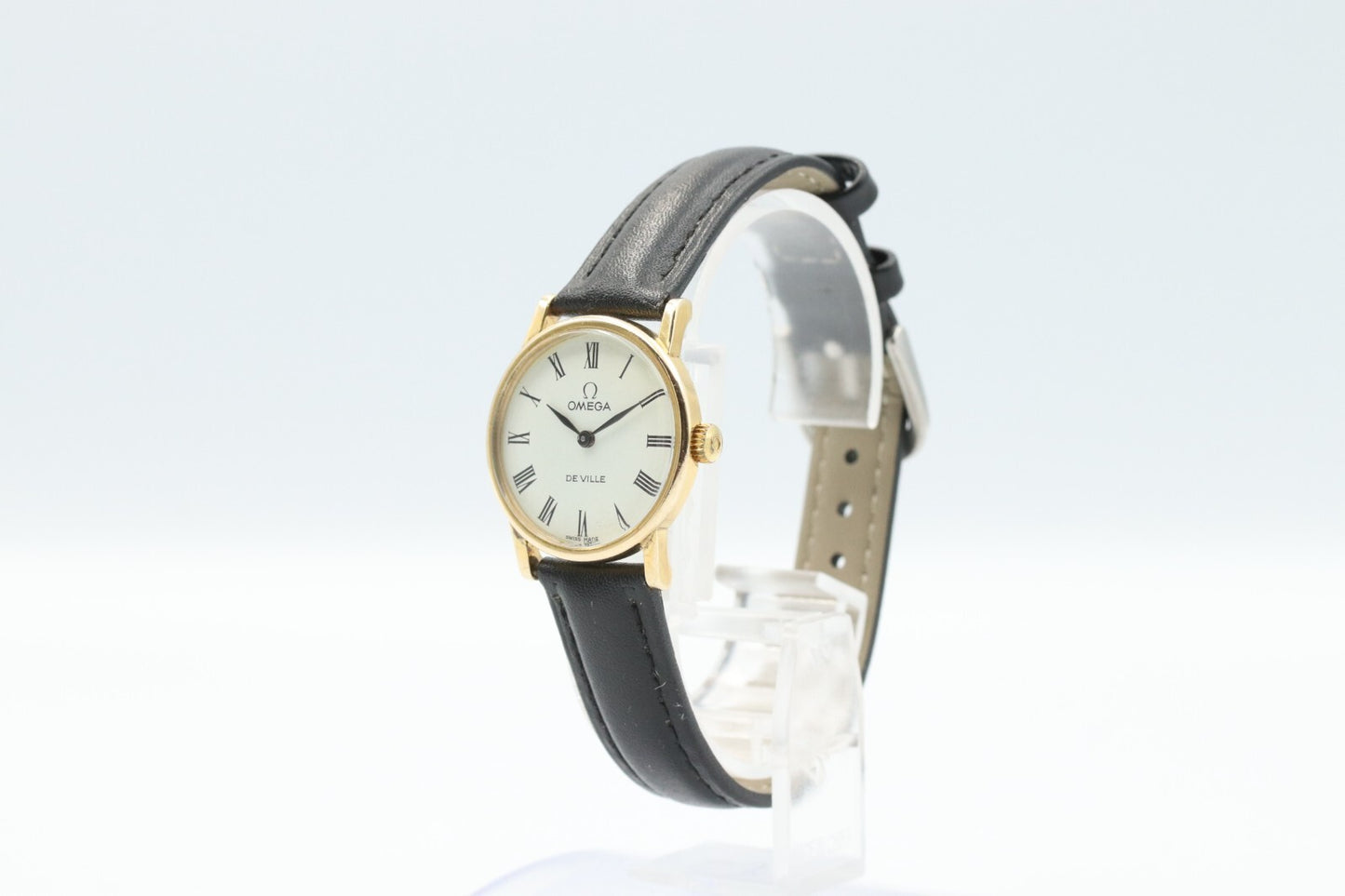 OH *Exc+5* Vintage OMEGA De Ville Cal.625 Hand Winding White Dial Women Watch