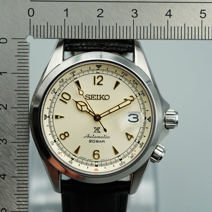 *MINT Box & Paper* SEIKO Prospex Alpinist 6R35-00E0 Automa White 39mm Mens Watch