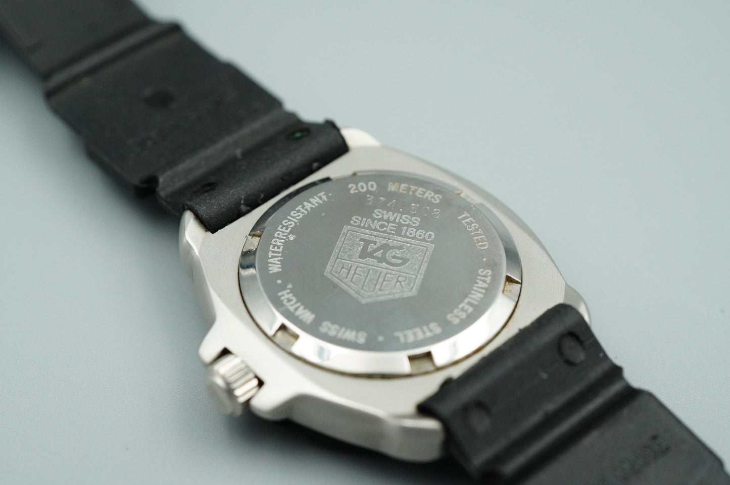 *Exc+5* Vintage 1990s TAG Heuer Formula 1 374.508 Quartz Black 28mm Women Watch