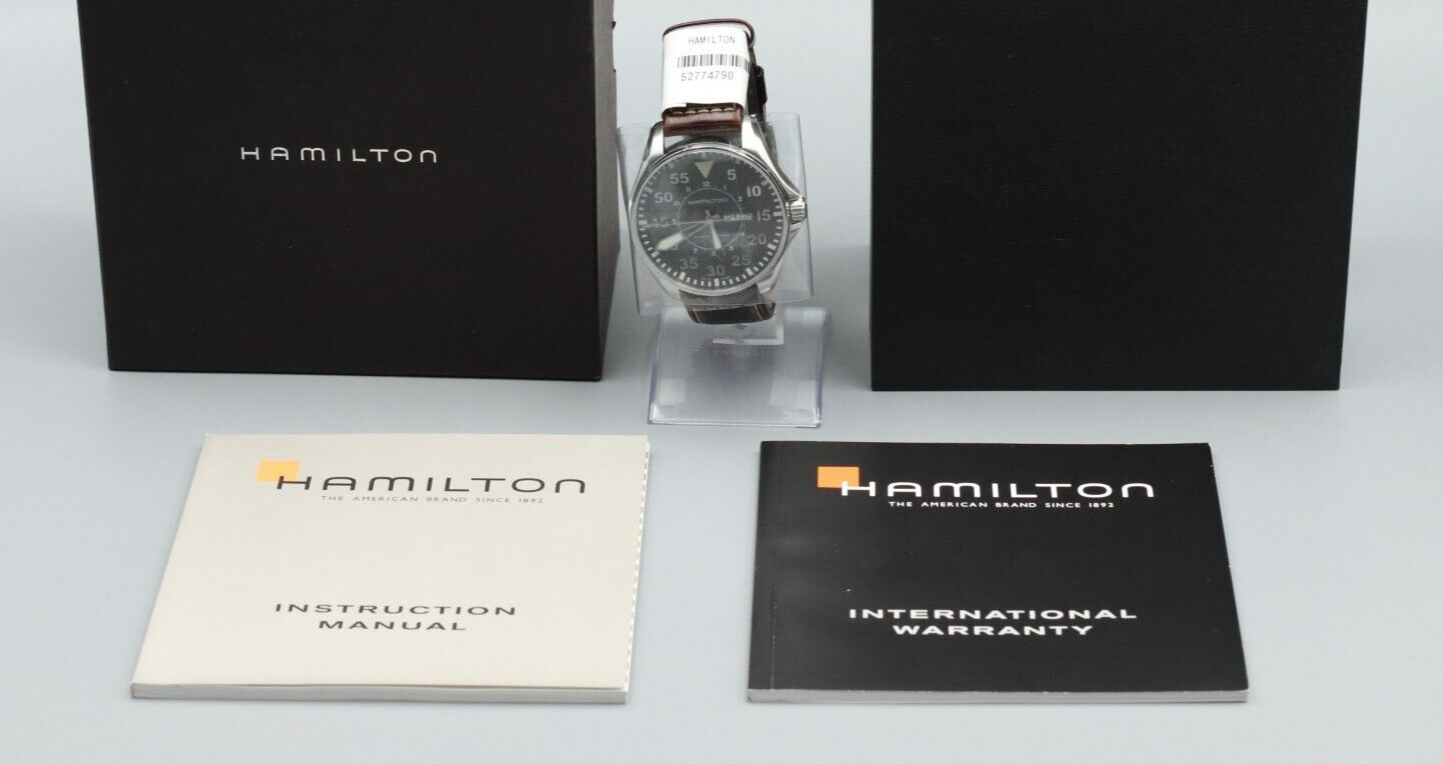 serviced *MINT* HAMILTON Khaki  H647150 Automatic Gray Dial Round Mens Watch