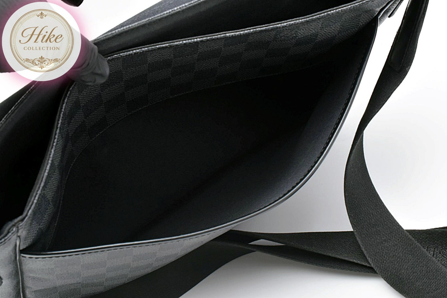 Louis Vuitton Damier Graphite Daniel MM Shoulder Bag N58029 Auth Condition *A*