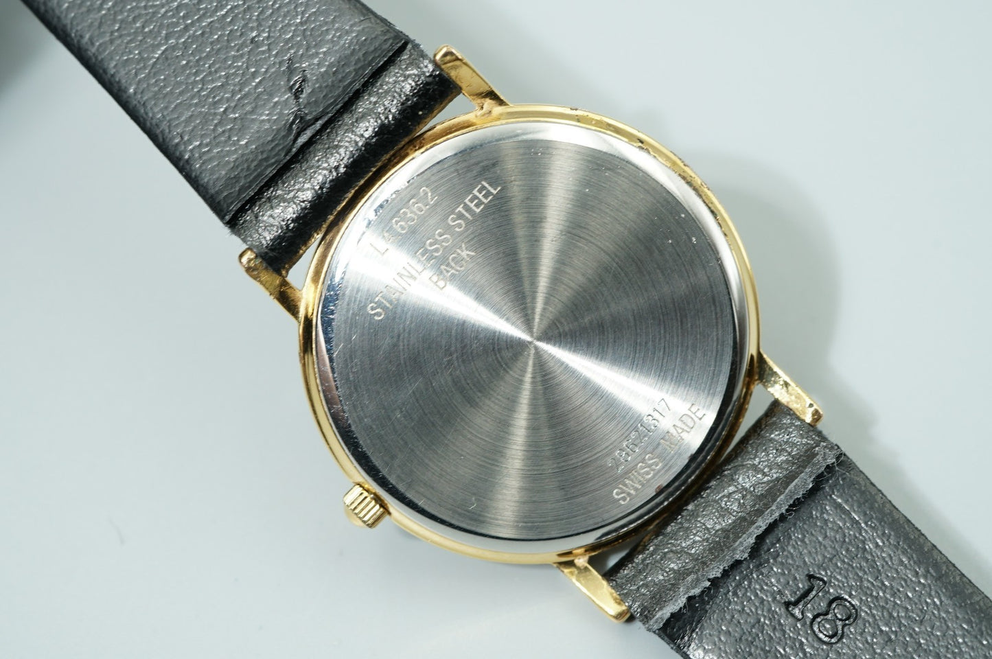 *Exc+5* Vintage 1991 LONGINES L4.636.2 Quartz Gold Dial 32mm Round Mens Watch