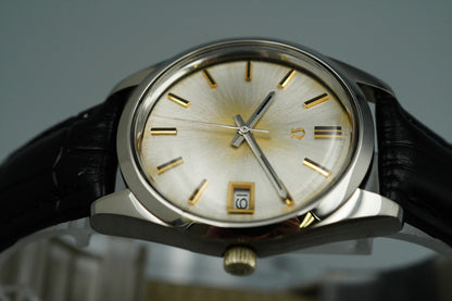 MINT 1970s OMEGA Cal.1011 Ref.168.0061 166.0172 Automatic Silver 35mm Mens Watch