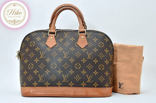 Louis Vuitton Alma PM Monogram Brown Handbag M51130 Ladies Authentic #B0004