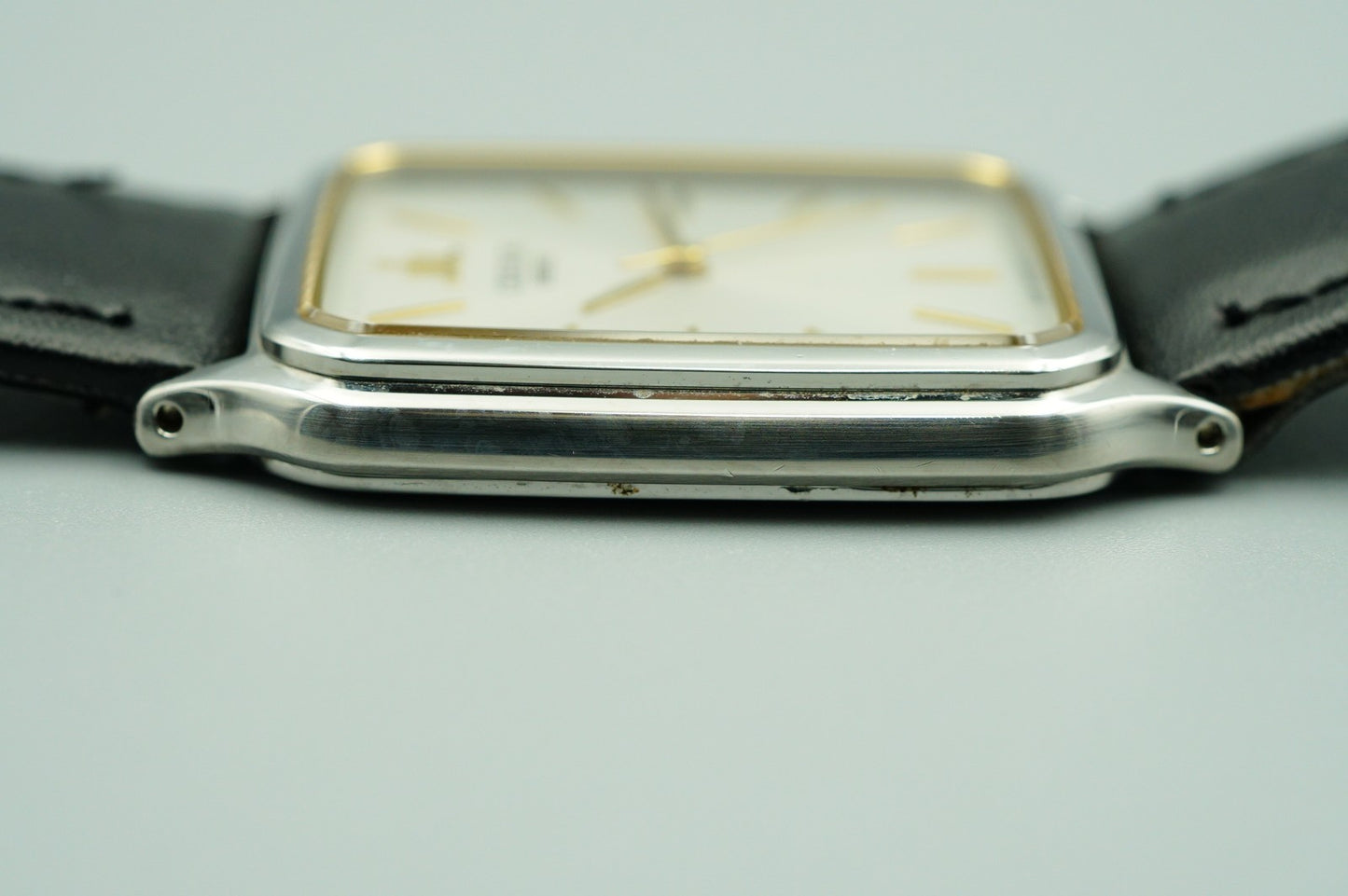 Vintage 1989 SEIKO CREDOR GCAR009 8J81-5020 Qz Cream Square 27mm Women Watch