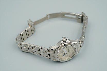 *Working for As-is* Vintage 1990s OMEGA Seamaster Cal.1424 Qz 27mm Women Watch