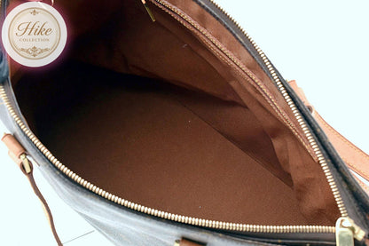 Louis Vuitton CABAS MEZZO Monogram Brown Tote Bag M51151 Authentic Condition SA
