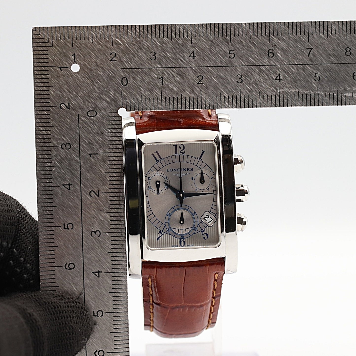 *N MINT* Vintage 1990s LONGINES DolceVita L5.656.4 Qz Silver 27mm Women Watch