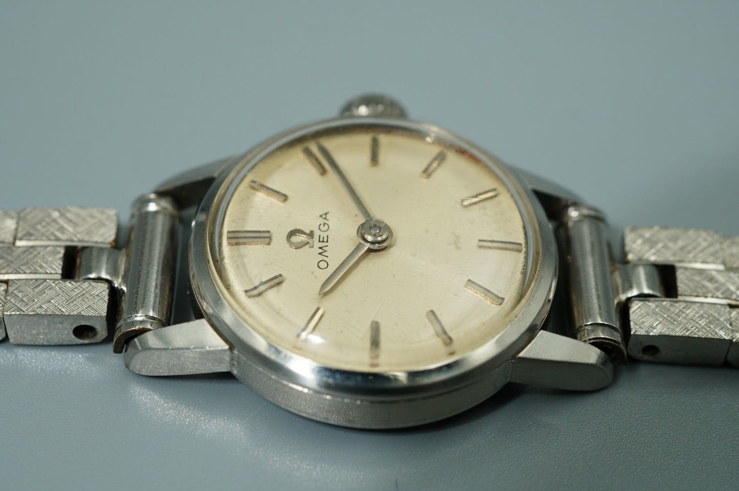 Exc+5 Vintage1963 OMEGA  Cal.620 Ref.511.015 Hand Wind Silver 20mm Women Watch