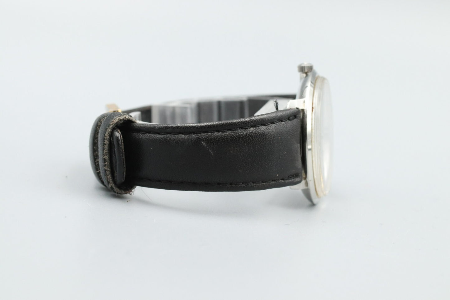 *N MINT* Vintage OMEGA De Ville TOOL 104 Manual Winding Silver Dial Mens Watch