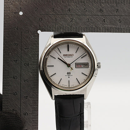 *Exc+4* Vintage 1975 SEIKO GRAND GS 5646-7010 Automatic White 36mm Mens Watch