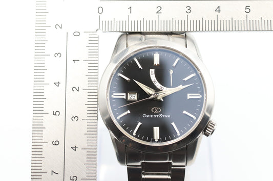 *N MINT* ORIENT STAR EL00-C0 Automatic Black Dial Round 39mm Mens Watch