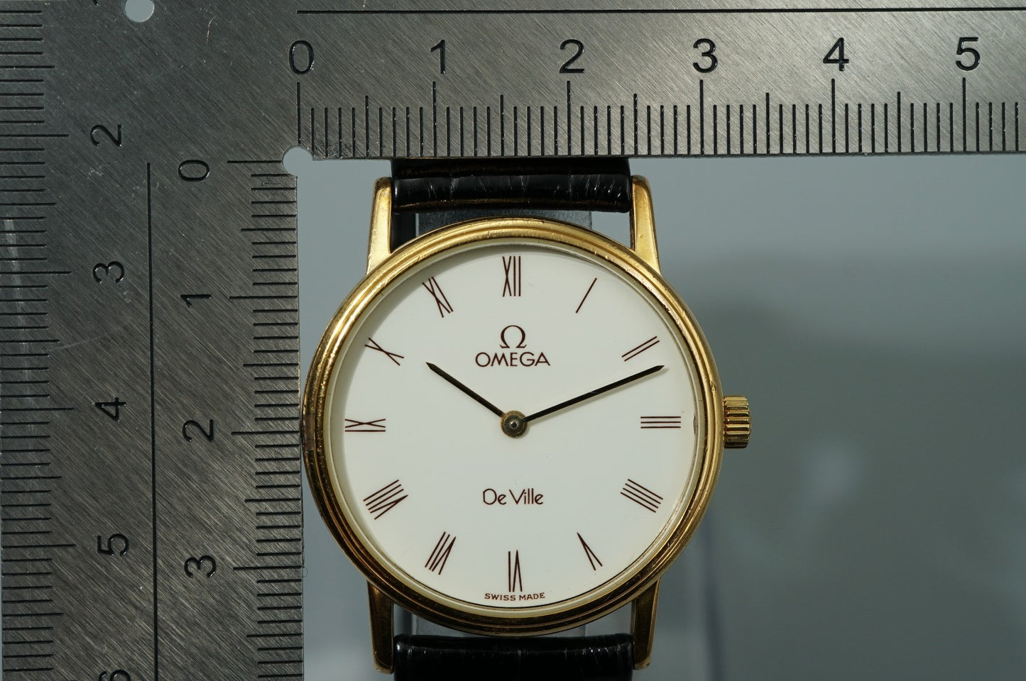 Exc+4 Vintage 1979 OMEGA De Ville Cal.625 Hand Wind White Round 32mm Mens Watch