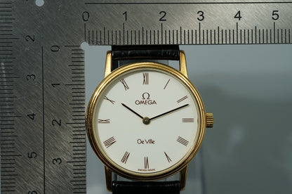 Exc+4 Vintage 1979 OMEGA De Ville Cal.625 Hand Wind White Round 32mm Mens Watch