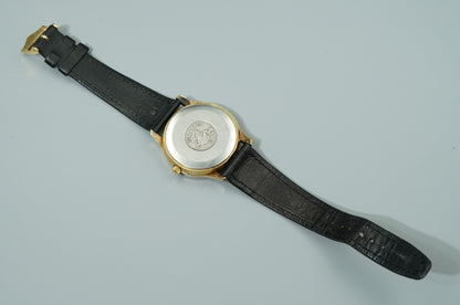 *Exc+5* Vintage 1976 OMEGA Seamaster Cal.1342 Quartz Gold Round 36mm Mens Watch