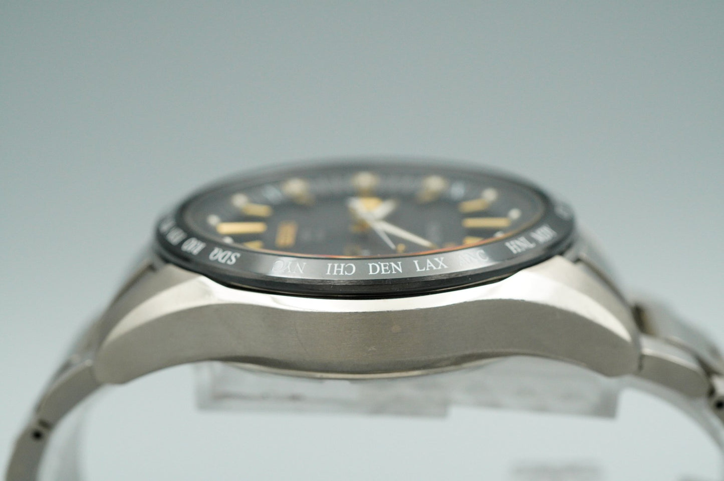 *NEAR MINT* SEIKO ASTRON SBXB087 8X22-0AG0-2 Solar Black Dial 46mm Mens Watch