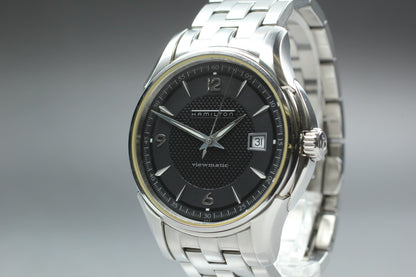 *N MINT* Hamilton Jazzmaster Viewmatic H325150 Automatic Black Mens watch JAPAN