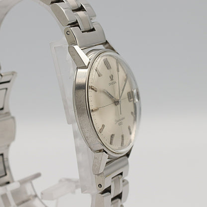 Vintage 1966 OMEGA Seamaster 600 Cal.611 Manual Silver CrossLine 34mm Mens Watch