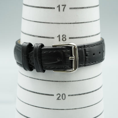 *MINT* Vintage SIKO AVENUE 7F39-6060 Quartz Black Dial Round 35mm Mens Watch