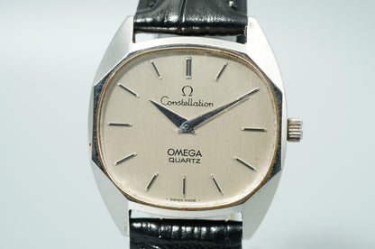 Exc+5 Vintage 1979 OMEGA Constellation Cal.1330 Qz White Octagon 32mm Mens Watch