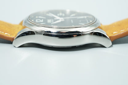 *MINT* Vintage 1980s ORIS Classic 7578 Automatic Black Round 36mm Mens Watch